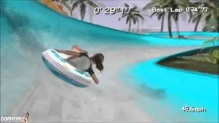 DOAX2 - Hitomi on water slide