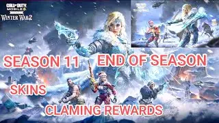 CALL OF DUTY MOBILE SEASON 11 WINTER WAR END OF SEASON CLAIMING REWARDS SKINS AND MORE