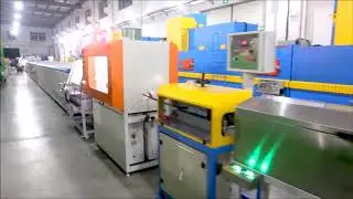 Five compound rubber extrusion production line rubber automotive seal with steel belt