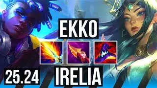 EKKO vs IRELIA (MID) | KR Master | 25.24