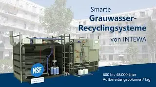 Vorkonfektionierte Grauwasser-Recyclingsysteme f&uuml;r das Gewerbe