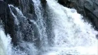 Slow Motion Water Falling Compilation Waterfalls Rivers Fountains Walls in 1080p HD Video and Music