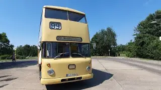 Berlin Oldtimer Bus BVG 70er Jahre Sonderfahrt Linie 99 Berlin 21.Juli 2024