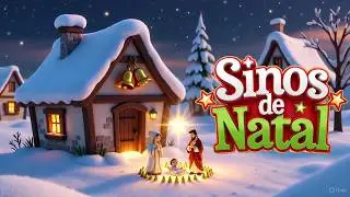 Tlim Tlim Tlim Os Sinos V&atilde;o Tocar - Desenho Musica de Natal