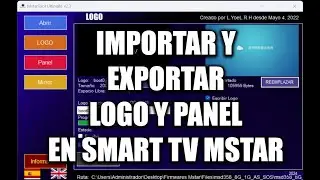 NUEVAS FUNCIONES IMPORTAR Y EXPORTAR LOGO Y PANEL EN SMART TV MSTAR