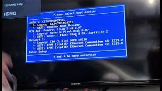 How to boot from USB on Lenovo think Centre