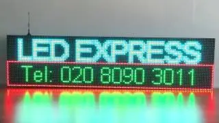 OUTDOOR FULL COLOR PROGRAMMABLE LED SIGN - WiFi & IP65
