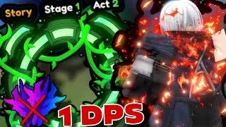 Solo Tier 10 Spring Portal With 1 DPS (No Monarch) | Anime Vanguards