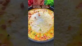 Super easy & quick egg recipe   #recipe #cooking #eggs #rice #omelette