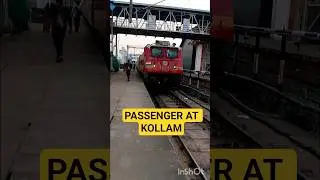 Passenger Train at Kollam railwaystation #railwaystation #travel #viral #viralshorts #train