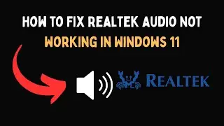 Как исправить ошибку Realtek Audio, не работающую в Windows 11