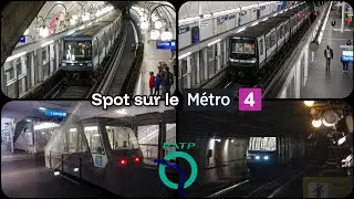 Métro de Paris / Passages de MP89 CA, MP05 et MP14 sur la ligne 4 !