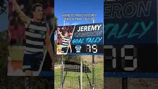 Road to 100 goals #jeremycameron #AFL #footy #geelongcats