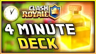 4 MINUTE DECK!! HEAL SPELL IN CLASH ROYALE with this four minute deck!