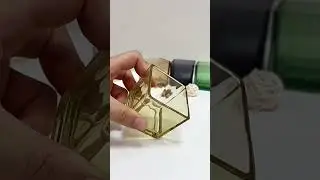 colored square glass jars for candle making
