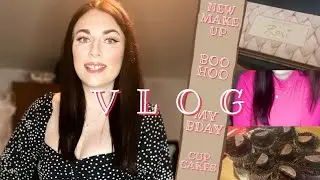 VLOG | EARLY LOCKDOWN BIRTHDAY, MAKEUP REVOLUTION X ROXI PALETTE & BOOHOO SHOP | Katie Pook