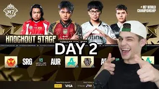 🔴Knock Out Stage DAY 2 WATCHPARTY | M7 MLBB ESPORTS
