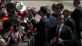 MILITARY LOVE: President Trump SURPRISES Troops in San Diego - MUST WATCH