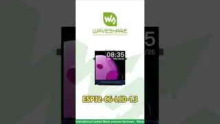 ESP32-C6-LCD-1.3,1.3-inch IPS  Display, Zigbee & Thread Protocols,Onboard TF Card Slot for Storage