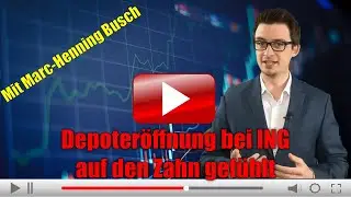 ING - Depoter&ouml;ffnung, Konditionen und Handelsmaske