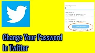 How to change your password in Twitter// Twitter ke password change kare 2023.