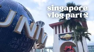 gardens by the bay & universal studios | singapore vlog pt. 2 🇸🇬