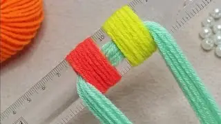 4 Superb Woolen Yarn Flower making ideas with Scale | Easy Sewing Hack 