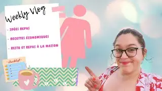 Vlog Semaine Gourmande : Repas et Recettes Économiques, Resto et Convivialité 🩷