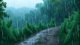 Rain on Forest Trail &ndash; 2.5 Hours of Peaceful Nature Ambience for Sleep & Focus