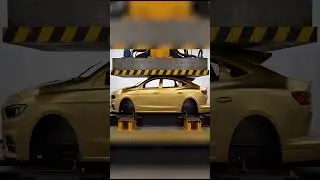 luxury and prototype cars under press machine #satisfying #ai