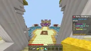 Cubecraft Bedwars Solo OP Gameplay