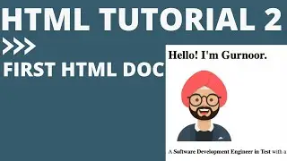 Create a Basic HTML Page | HTML Tutorial #2