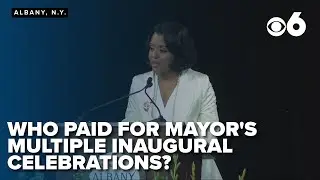 What did Albany taxpayers pay for the mayoral swearing in?