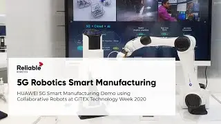 5G Smart Manufacturing using Collaborative Robots | Huawei | GITEX Technology Week 2020