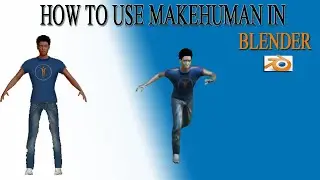 Blender 3D - How To use Makehuman With Blender 2.9 Tutorial