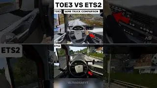 PC VS MOBILE Same Truck comparison Euro truck simulator 2 vs truckers of Europe 3 📈🧐