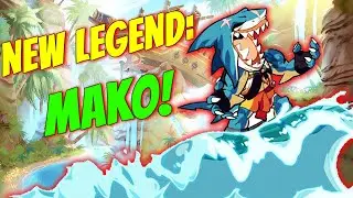 NEW BRAWLHALLA LEGEND LEAKED &mdash; MAKO! (Greatsword/Katars)