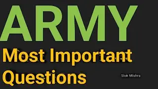 Army Motion Important Question