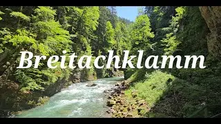 Breitachklamm🇩🇪 Walk with me🚶‍➡️till the end..Walking tour 4k..Sounds of nature...#germany #austria