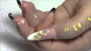 Geln&auml;gel -  meine One Stroke/ Nailart Schulung bei Maleola -