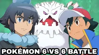 POKEMON 6 VS 6 BATTLE EP - 171 💛 ASH VS ABOMASNOW FULL BATTLE 💛 ASH KETCHUM 💛