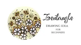 Zentangle patterns for beginners 🔸Drawing idea for beginners 🔸Zenart