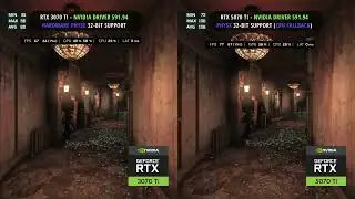 Physx Comparison on 3070 Ti vs 5070 Ti (with new driver) - Batman Arkham City