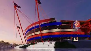 PAT STADIUM (PORT F.C.) ARCHITECTURE ANIMATION LUMION 10