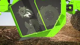 TRITURADORA REMOLCADA CON ALIMENTADOR SUPER MAX - PARA RAMAS DE 15-18 CM