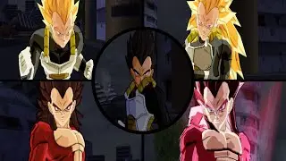 [DBZBT3 HEROES MAX V2] VEGETA XENO ALL FORMS!