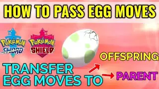 How to pass egg moves + pass moves to parent pokemon in Pokemon Sword and Shield