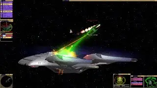 USS Athena vs Romulan Warbirds | KM | Star Trek Bridge Commander