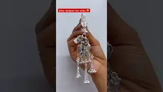 Beautiful silver designer key chain 😍 with 70% discount #shorts #viral #youtubeshorts