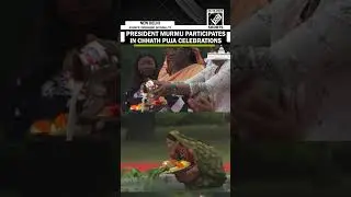 President Droupadi Murmu participates in Chhath Puja celebrations at Rashtrapati Bhavan